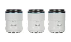 Sirui Sniper 23mm, 33mm & 56mm F1.2 Lens Kiti (X Mount, Beyaz)