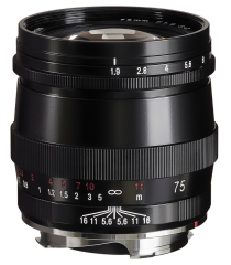 Voigtländer lens F1.9/75mm VM SC ULTRON