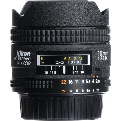 Nikon AF 16mm f/2.8D Balıkgözü Lens