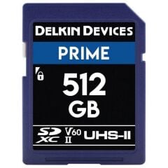 DELKIN PRIME 512GB SD UHS-II 1900X (V60)