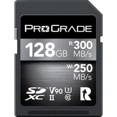 ProGrade Digital COBALT 128GB SDXC UHS-II V90 Memory Card 300MB/Sec Read - 250MB/Sec Write
