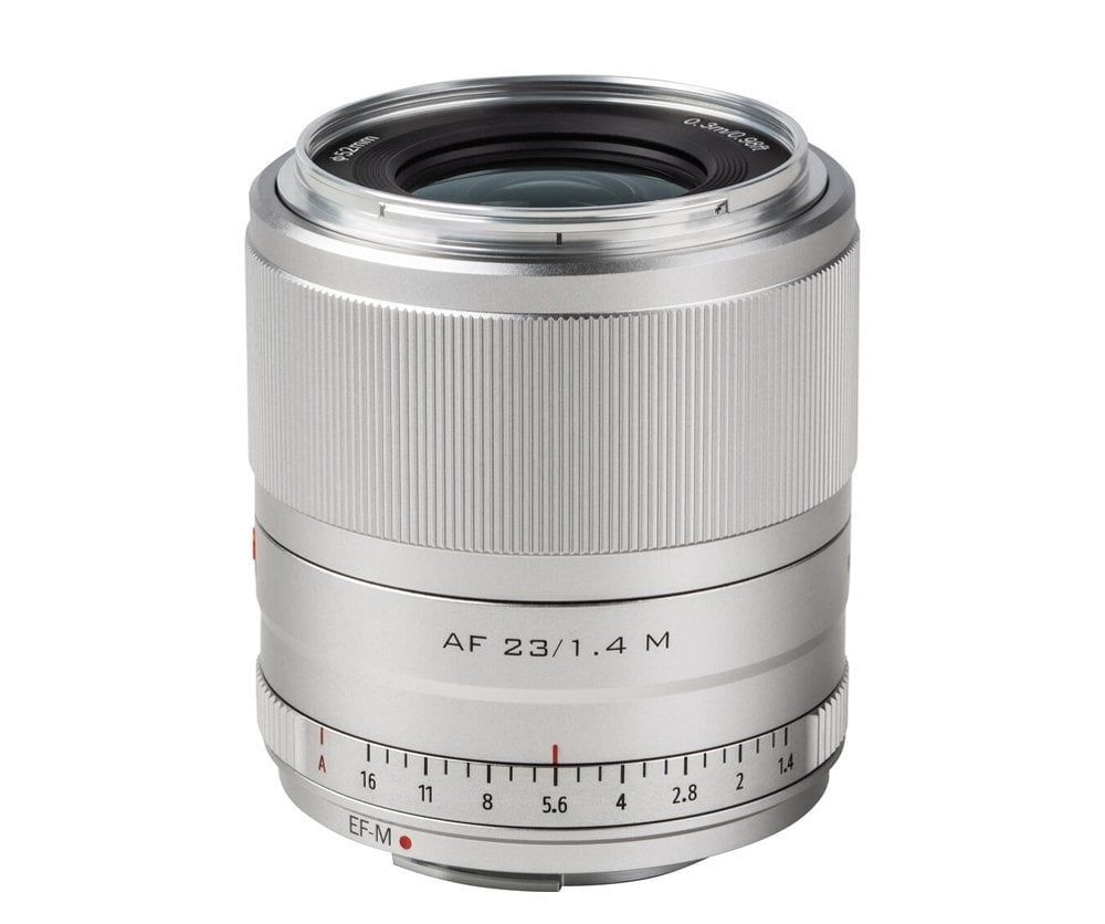 Viltrox AF 23mm f/1.4 M Lens for Canon EF-M (Silver)