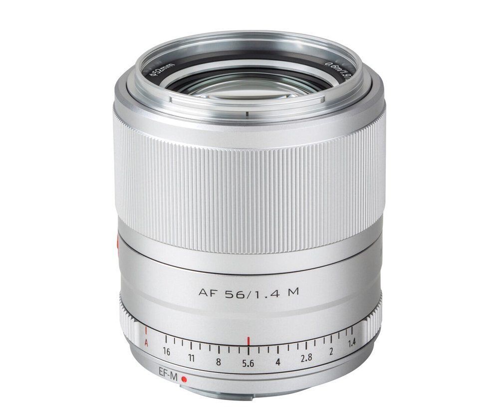 Viltrox AF 56mm f/1.4 M Lens for Canon EF-M (Silver)