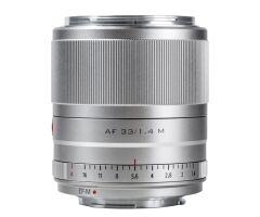 Viltrox AF 33mm f/1.4 M STM Lens for Canon EF-M (Silver)