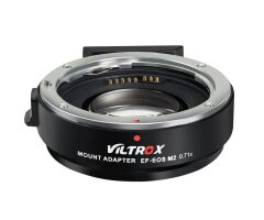 Viltrox EF-EOS M2 Lens Aadaptor ( 0.71x Speedboaster Canon EF Lensler İçin EOS EF-M Aynasız Kameralar İçin)
