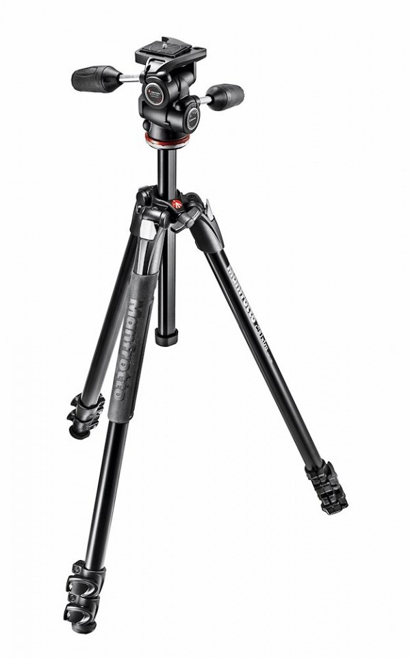Manfrotto MK290XTA3-3W 290 XTRA Kit 3 Sekmeli + MH804-3W Başlıklı Kit