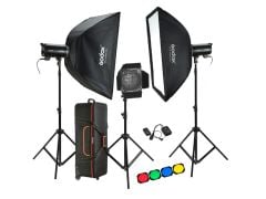 Godox DP600 III 600 Watt 3'lü Paraflaş Kit