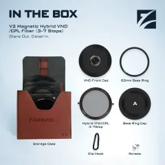 V2 SERIES MAGNETIC HYBRID VND/CPL 3-7 STOPS FILTER 82MM