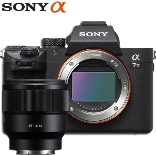 Sony A7 III Body + 85mm f/1.8 Lens