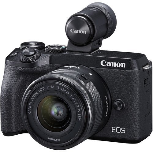 Canon EOS M6 Mark II 15-45mm Kit + EVF-DC2 Vizör