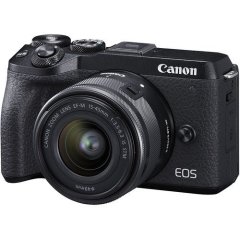 Canon EOS M6 Mark II 15-45mm Kit + EVF-DC2 Vizör