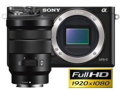 Sony A6000 18-105mm Lensli Fotoğraf Makinesi (Black)