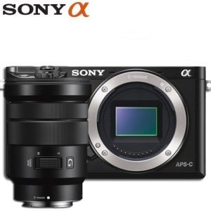Sony A6000 18-105mm Lensli Fotoğraf Makinesi (Black)