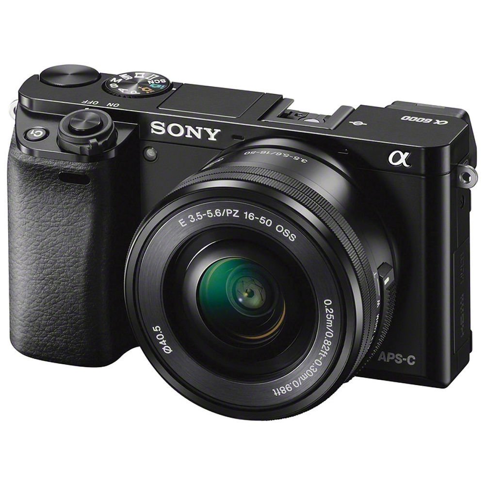 Sony A6000 16-50mm Lensli Fotoğraf Makinesi (Black)