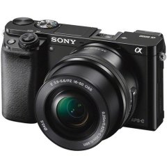 Sony A6000 16-50mm Lensli Fotoğraf Makinesi (Black)