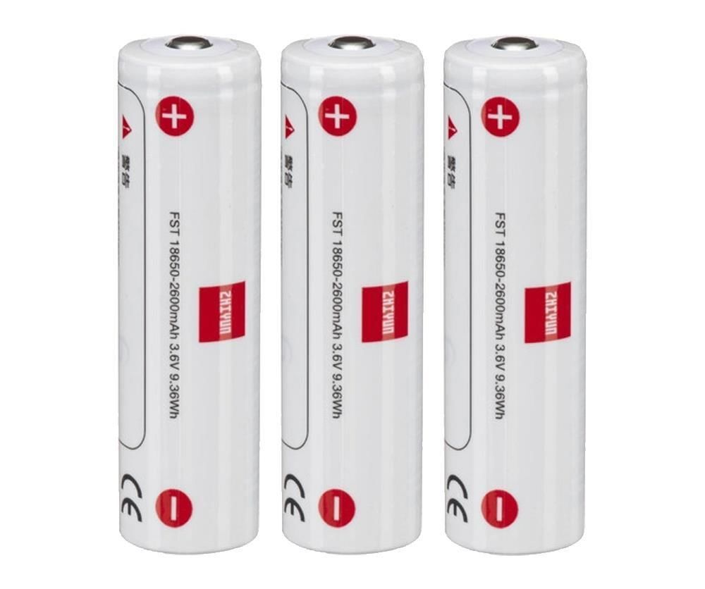 Zhiyun 18650 2600mah 3'lü Pil