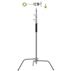 GVM C330 320cm C-Stand & Grip Arm (130cm) Kit (Çelik)