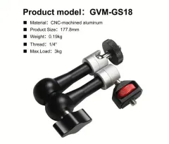 GVM 18cm (7'') Heavy-Duty  1/4'' Vidalı Magic Arm