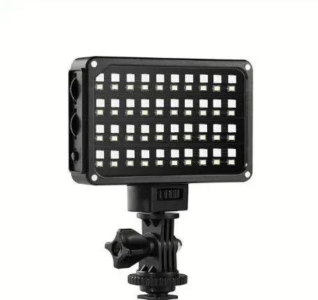 GVM 7S RGB Kamera Üstü Dahili Akülü Mobil Led Işık (12x8cm)