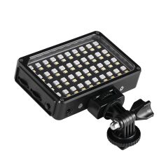 GVM 7S RGB Kamera Üstü Dahili Akülü Mobil Led Işık (12x8cm)
