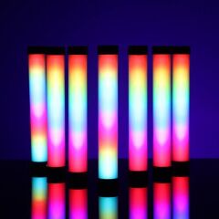 GVM BX8C RGB 30cm 8W Dahili Akülü LED Tüp Işık