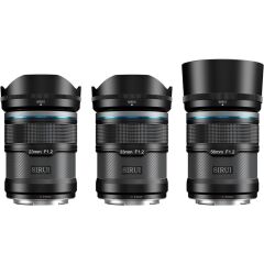 Sirui Sniper 23mm, 33mm & 56mm F1.2 Lens Kiti (X Mount, Siyah)