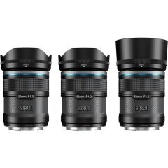 Sirui Sniper 23mm, 33mm & 56mm F1.2 Lens Kiti (Z Mount, Siyah)