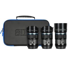 Sirui Sniper 23mm, 33mm & 56mm F1.2 Lens Kiti (Z Mount, Siyah)