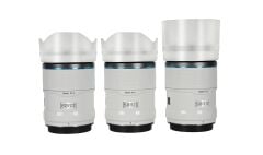 Sirui Sniper 23mm, 33mm & 56mm F1.2 Lens Kiti (E Mount, Beyaz)