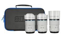 Sirui Sniper 23mm, 33mm & 56mm F1.2 Lens Kiti (E Mount, Beyaz)