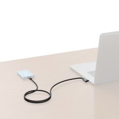 SmallRig 4791 USB-C (Düz) - USB-C (Açılı) Veri Kablosu (60 cm)