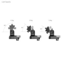 SmallRig 2903B ARRI Tarzı Vidalı Montajlı  Döner ve Eğimli Ayarlanabilir Monitör Montajı
