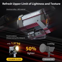 Colbor CL220 220W Bi-Color COB LED Video Işığı