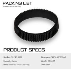Tilta Seamless Focus Gear Ring for 53mm to 55mm