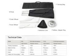 Godox P120H 120cm Bowens Parabolik Softbox (Metal Çubuk)