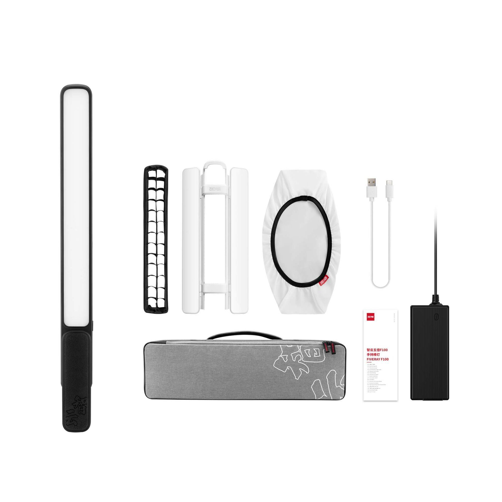 Zhiyun Fiveray F100 LED Light Stick Combo (Black)
