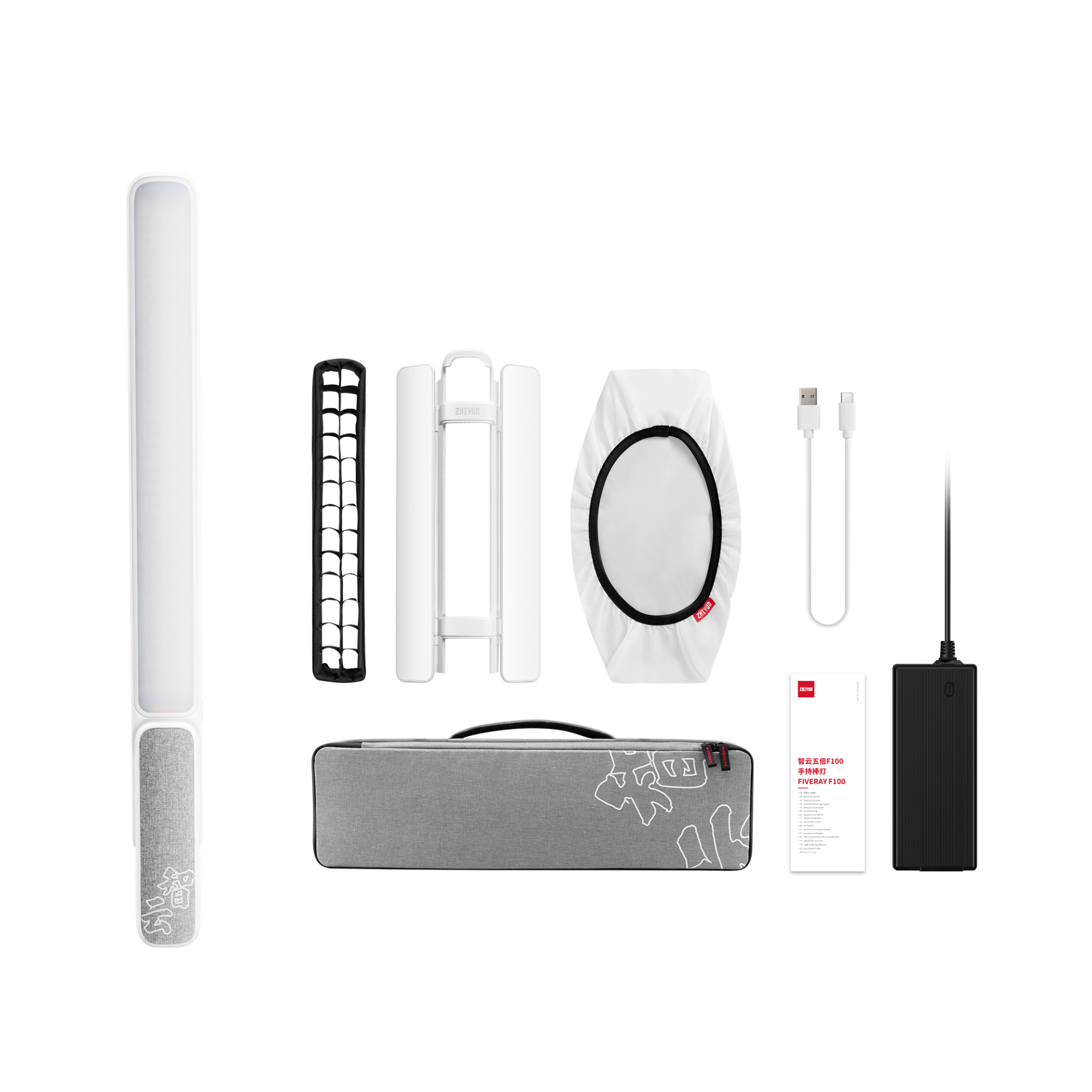 Zhiyun Fiveray F100 LED Light Stick Combo (White)