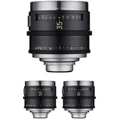 XEEN MEISTER 35, 50, 85mm T1.3 Cine 3'lü Set (Arri PL)