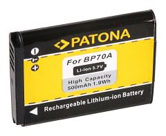PATONA 1080 Battery Samsung BP70A 500mAh 3.7V