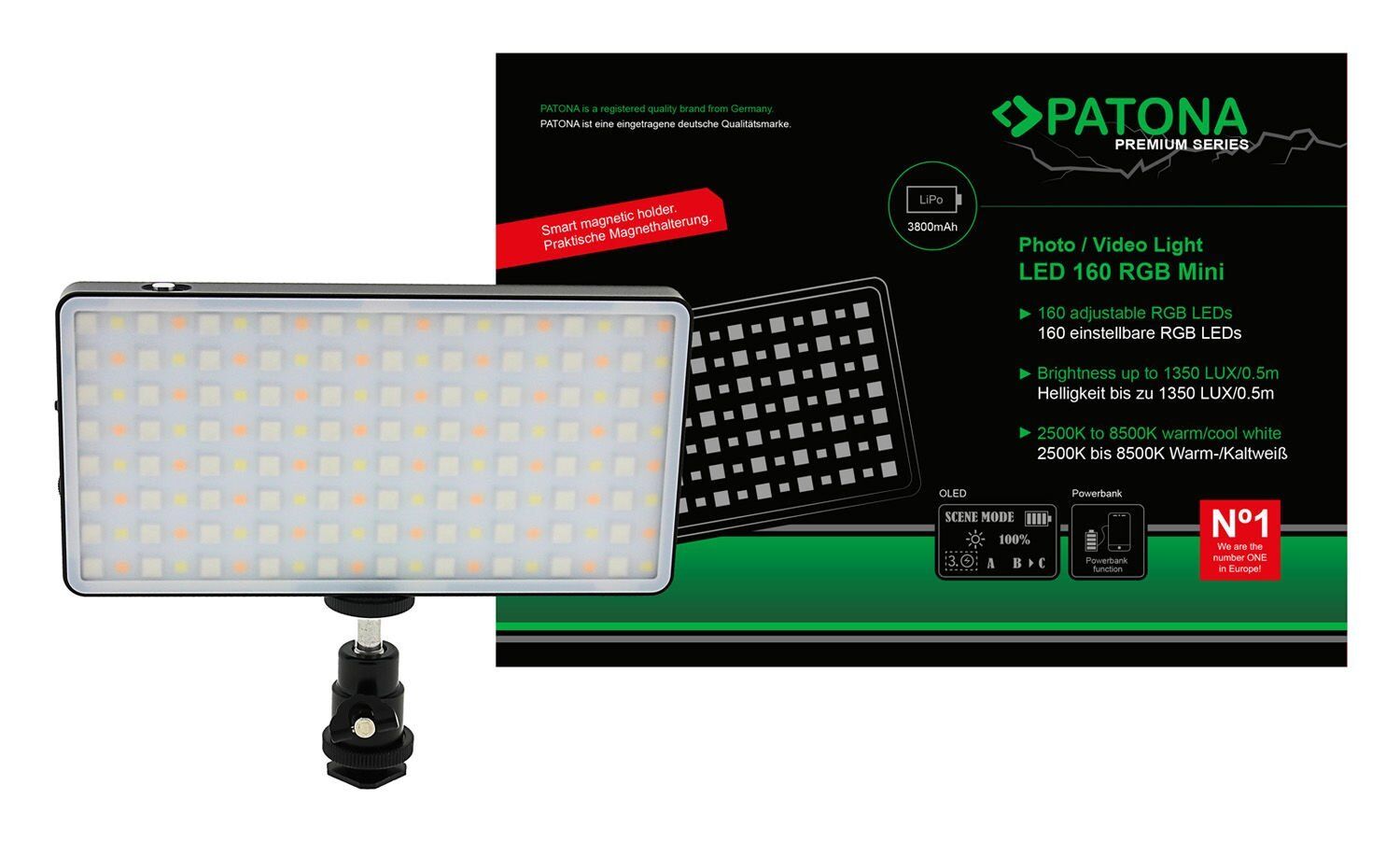 Patona 4290 Premium Led RGB Işık 160 Adet Ayarlanabilir RGB LED