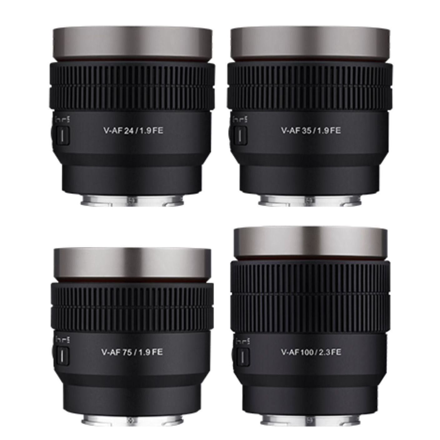Samyang V-AF 24/35/75/100mm Lens Kiti (Lens Station Hediye)