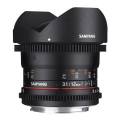 Samyang 12mm T3.1 VDSLR Full Frame Balıkgözü (Fisheye) Cine Lens (Sony E)