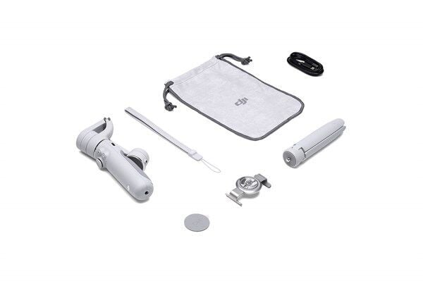 DJI Om 5 Gray - 3 Eksenli Akıllı Telefon Dengeleyici, Dahili Uzatma Çubuğu, Tripod, İphone Ve Android Cihazlarla Vlog Çekimi, Gri