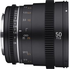 Samyang 50mm T1.5 VDSLR MK2 Cine Lens (Sony E Mount)