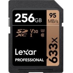 Lexar 256GB Professional 633x UHS-I SDXC Hafıza Kartı