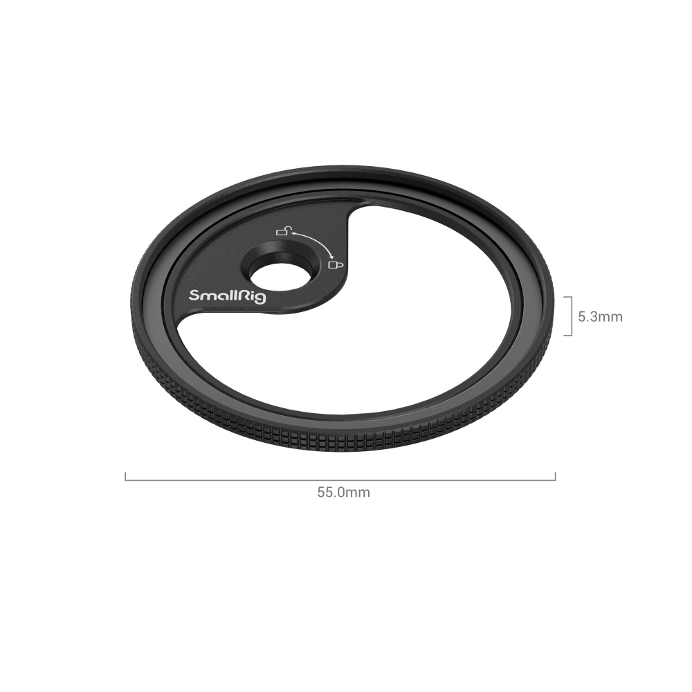 SmallRig 3840C 52 mm Manyetik Cep Telefonu Filtre Halkası Adaptörü (M Montajlı)