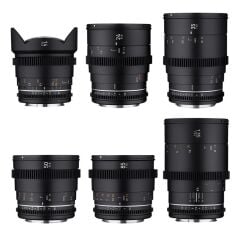 SAMYANG 14/24/35/50/85/135 VDSLR MK II 6'lı Sine Lens Seti (Sony E)