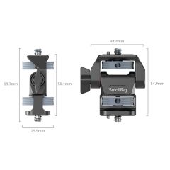 SmallRig 4886 Döner ve Eğim Ayarlanabilir Monitör Desteği 1/4''-20 Vida