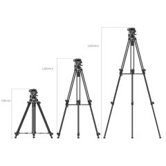 SmallRig AD-50 4685 Hafif Video Karbon Fiber Tripod