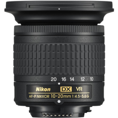 Nikon AF-P 10-20mm f/4.5-5.6G DX VR Lens